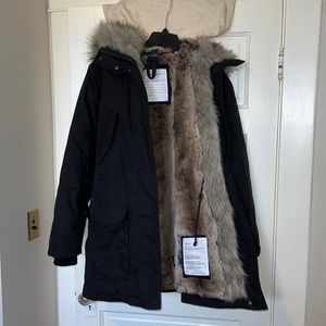 Very heavy furry jacket Aritzia
